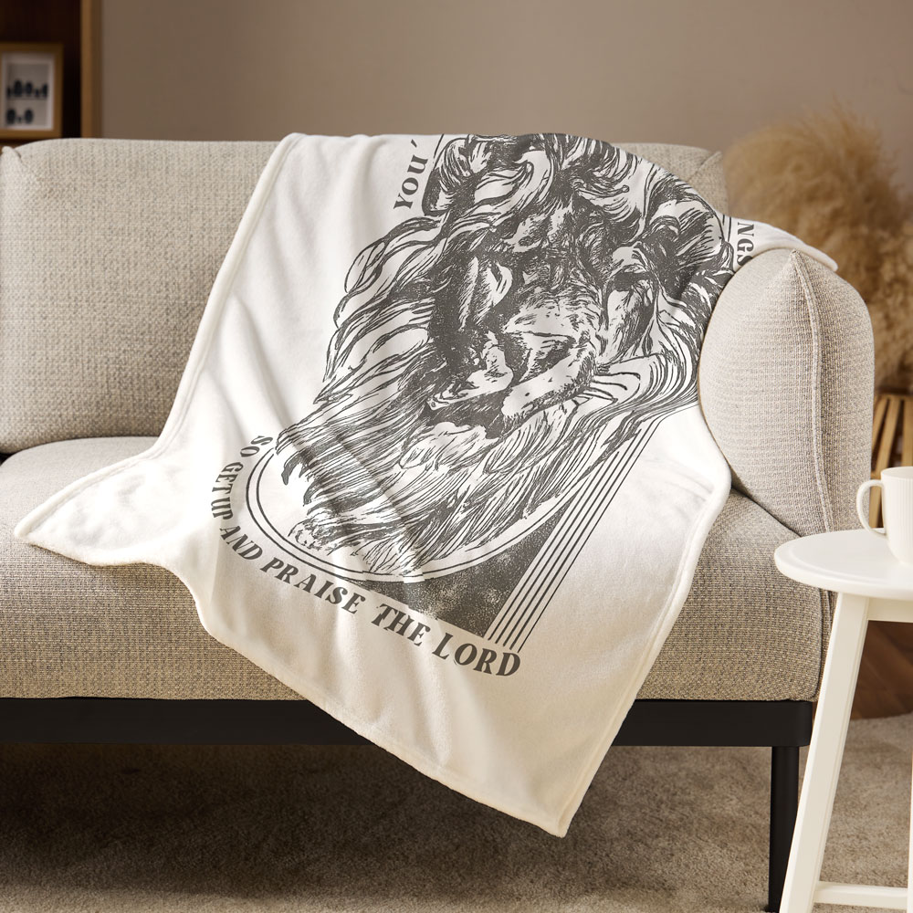Praise The Lord Christian Blanket