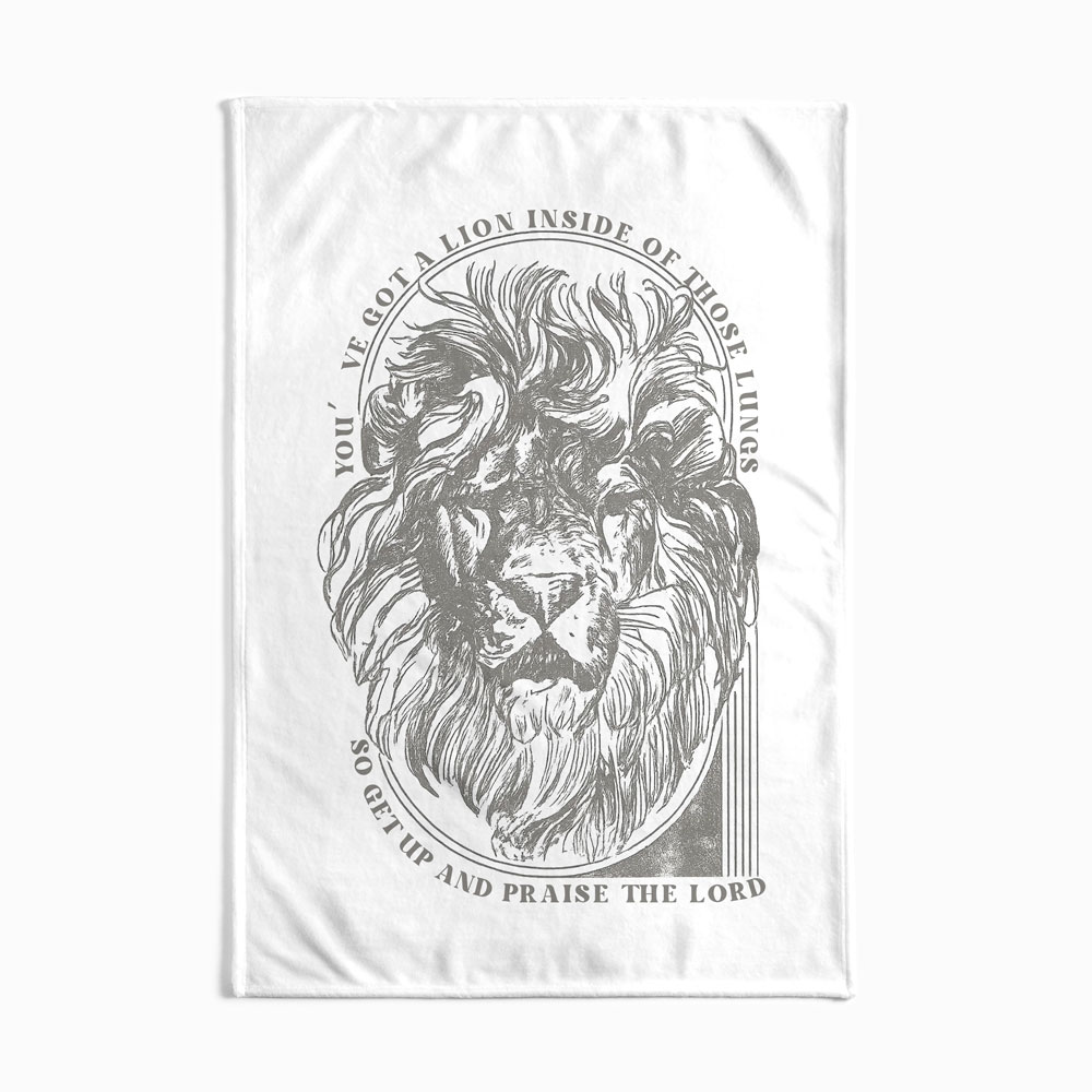 Praise The Lord Christian Blanket