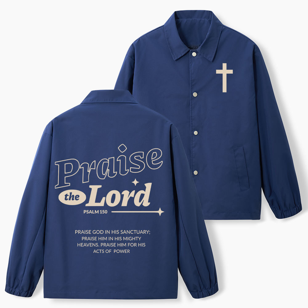 Praise The Lord Christian Coach Jacket Sale - GuidingCross