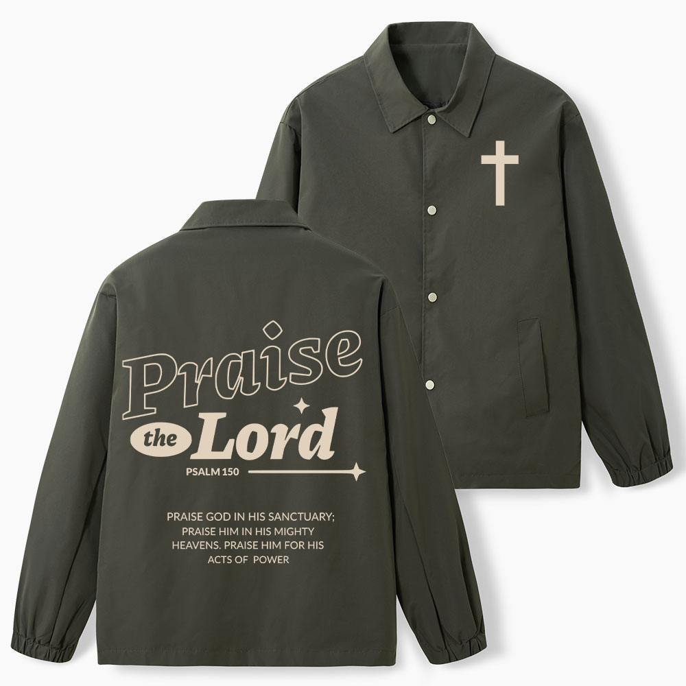 Praise The Lord Christian Coach Jacket Sale - GuidingCross