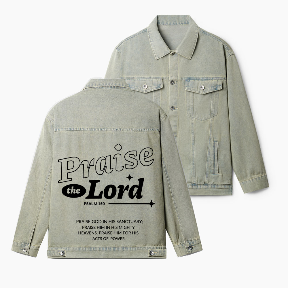 Praise The Lord Christian Denim Jacket