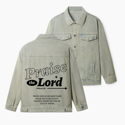 Praise The Lord Christian Denim Jacket