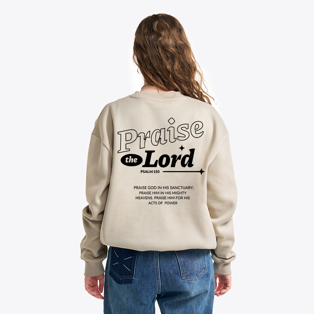 Praise The Lord Christian Fleece Sweatshirt