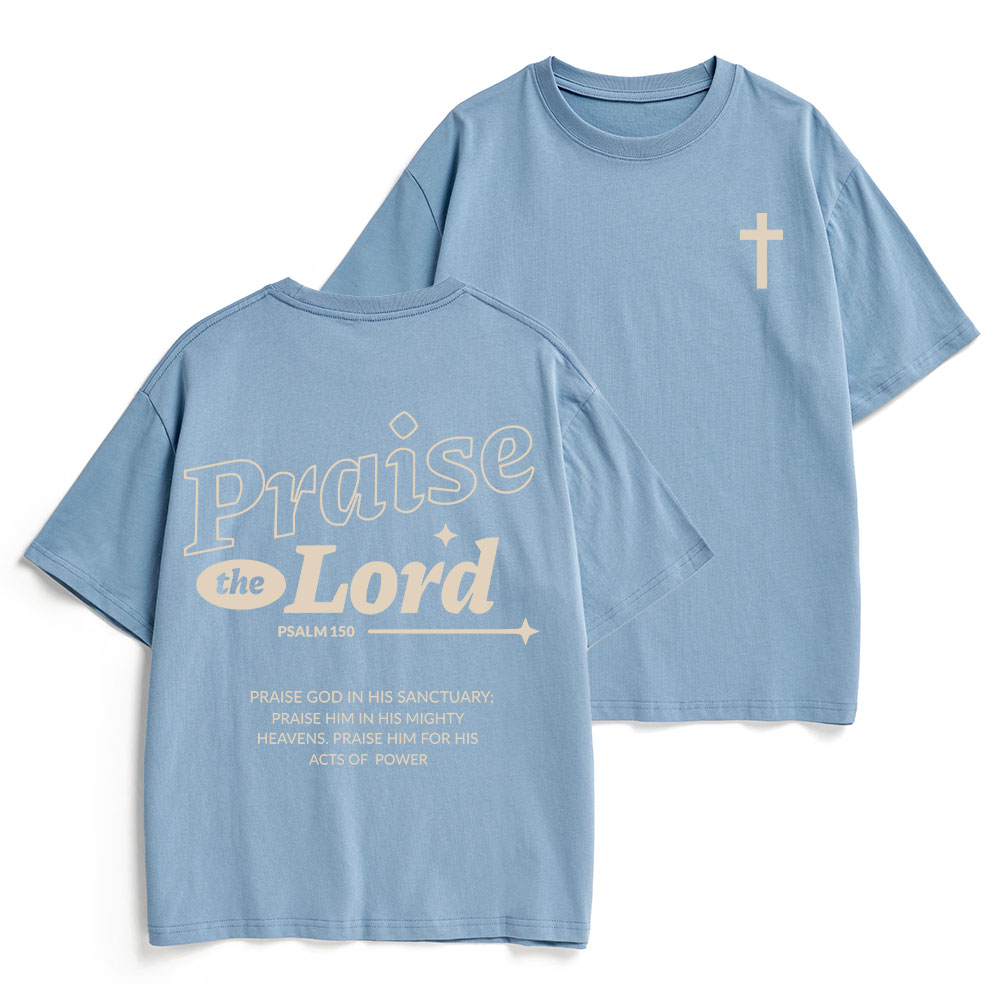 Praise The Lord Christian Heavy Cotton T-Shirt