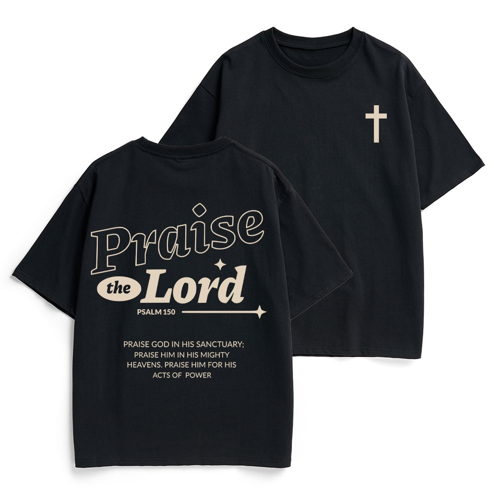 Praise The Lord Christian Heavy Cotton T-Shirt