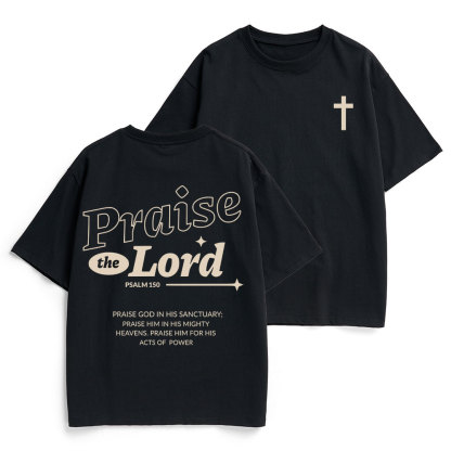 Praise The Lord Christian Heavy Cotton T-Shirt