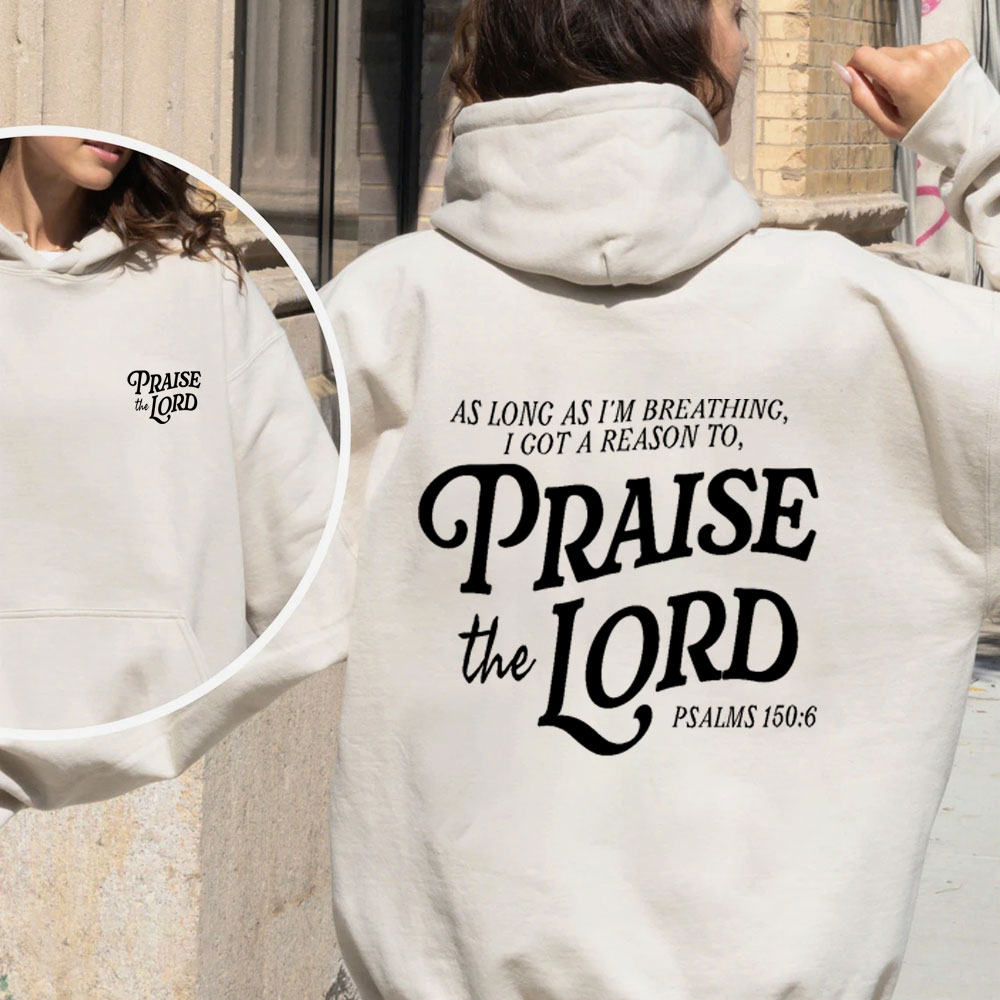 Praise The Lord Christian Premium Fleece Hoodie Set