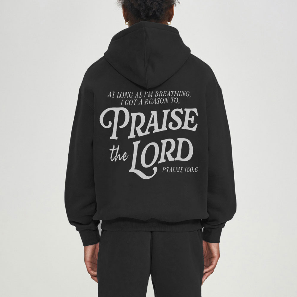 Praise The Lord Christian Premium Fleece Hoodie Set
