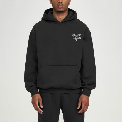 Praise The Lord Christian Premium Fleece Hoodie Set