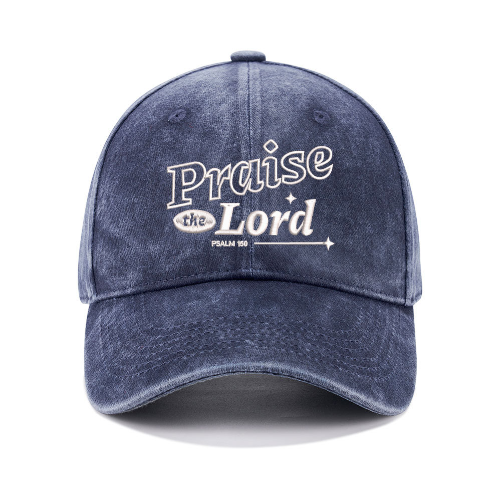 Loaves Of Bread And Fish Christian Washed Hat Sale - GuidingCross