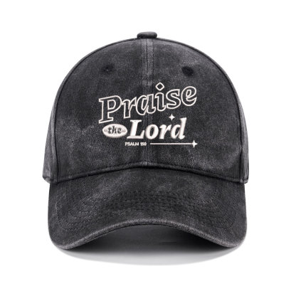 Praise The Lord Christian Washed Hat