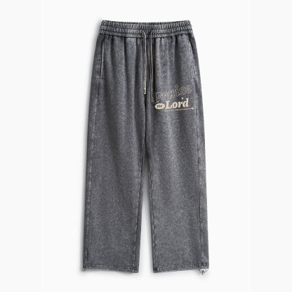 Praise The Lord Christian Washed Sweatpants