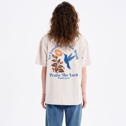 Praise The Lord Christian Washed T-Shirt