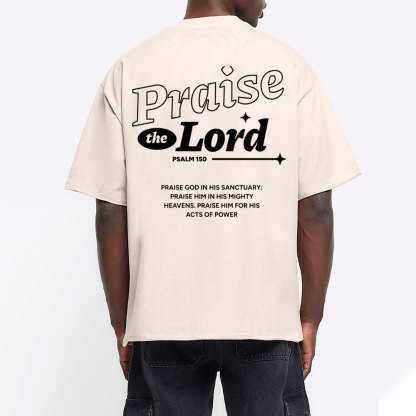 Praise The Lord Christian Washed T-Shirt