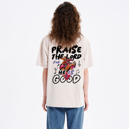 Praise The Lord Christian Washed T-Shirt