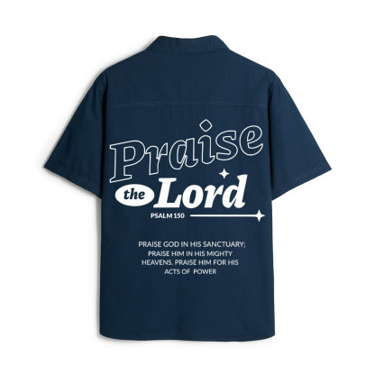Praise The Lord Christian Work Shirt