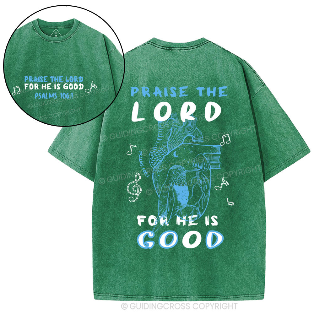 Praise The Lord Christian washed T-Shirt