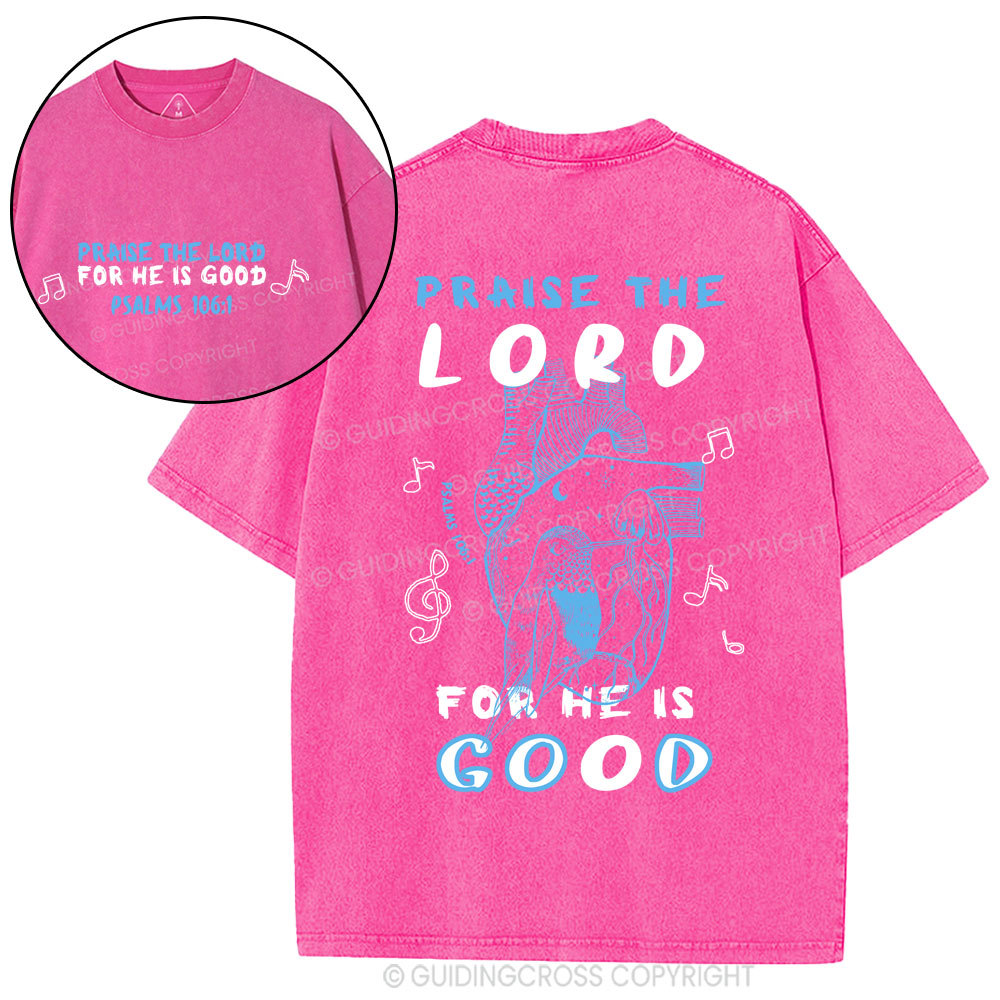 Praise The Lord Christian washed T-Shirt