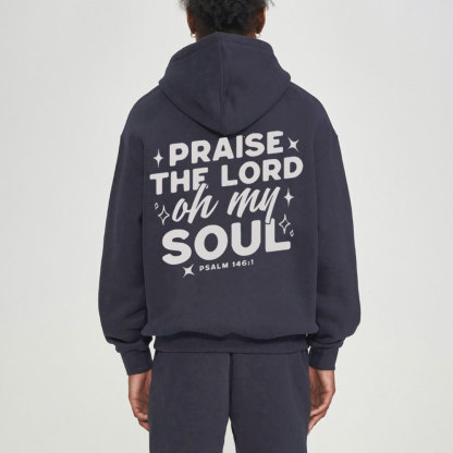 Praise The Lord Ho My Soul Christian Fleece Hoodie Set
