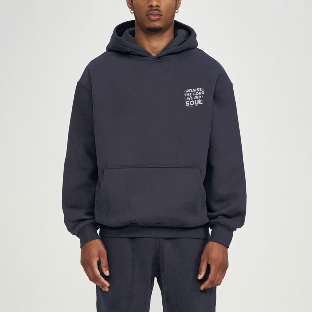 Praise The Lord Ho My Soul Christian Fleece Hoodie Set