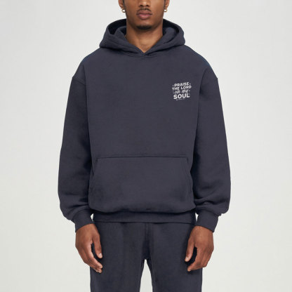 Praise The Lord Ho My Soul Christian Fleece Hoodie Set