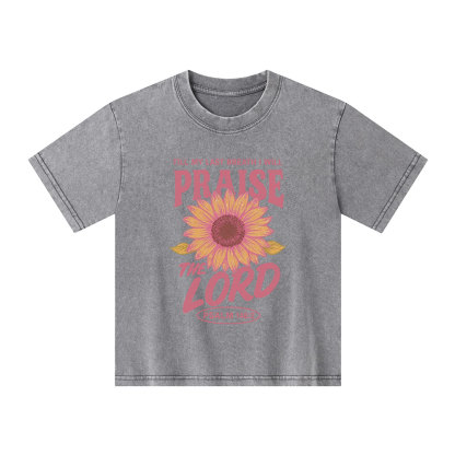 Praise The Lord Kid Washed T-Shirt