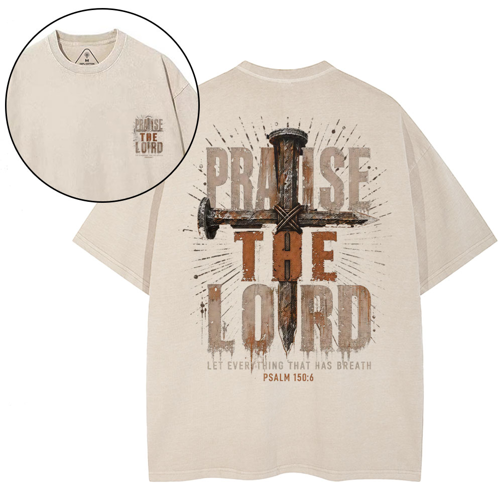 New-Sample Christian Washed T-Shirt双面原件31.95 Sale - GuidingCross