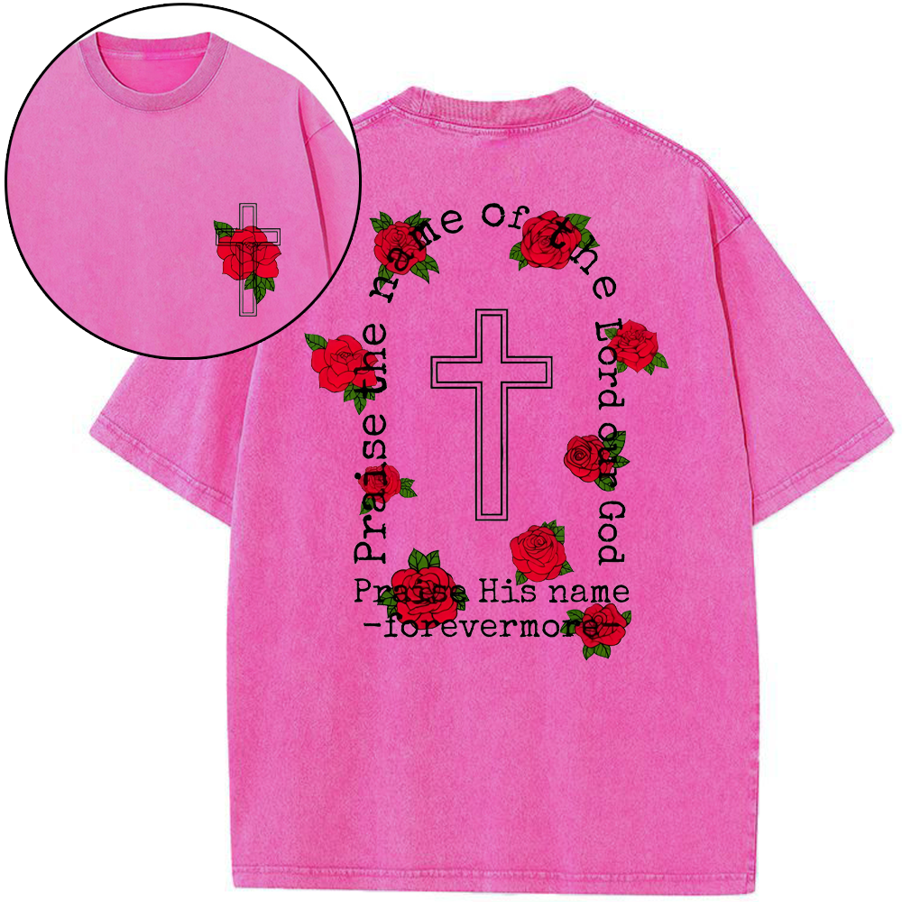 Double-Sided Vintage Washed Christian Sample T-Shirt Sale-GuidingCross