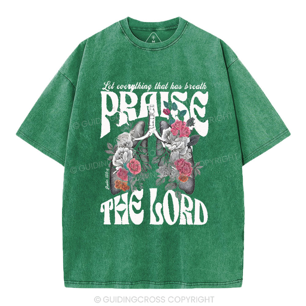 Prasie The Lord Christian Washed T-Shirt
