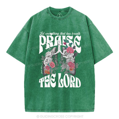 Prasie The Lord Christian Washed T-Shirt