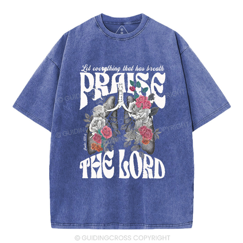 Prasie The Lord Christian Washed T-Shirt