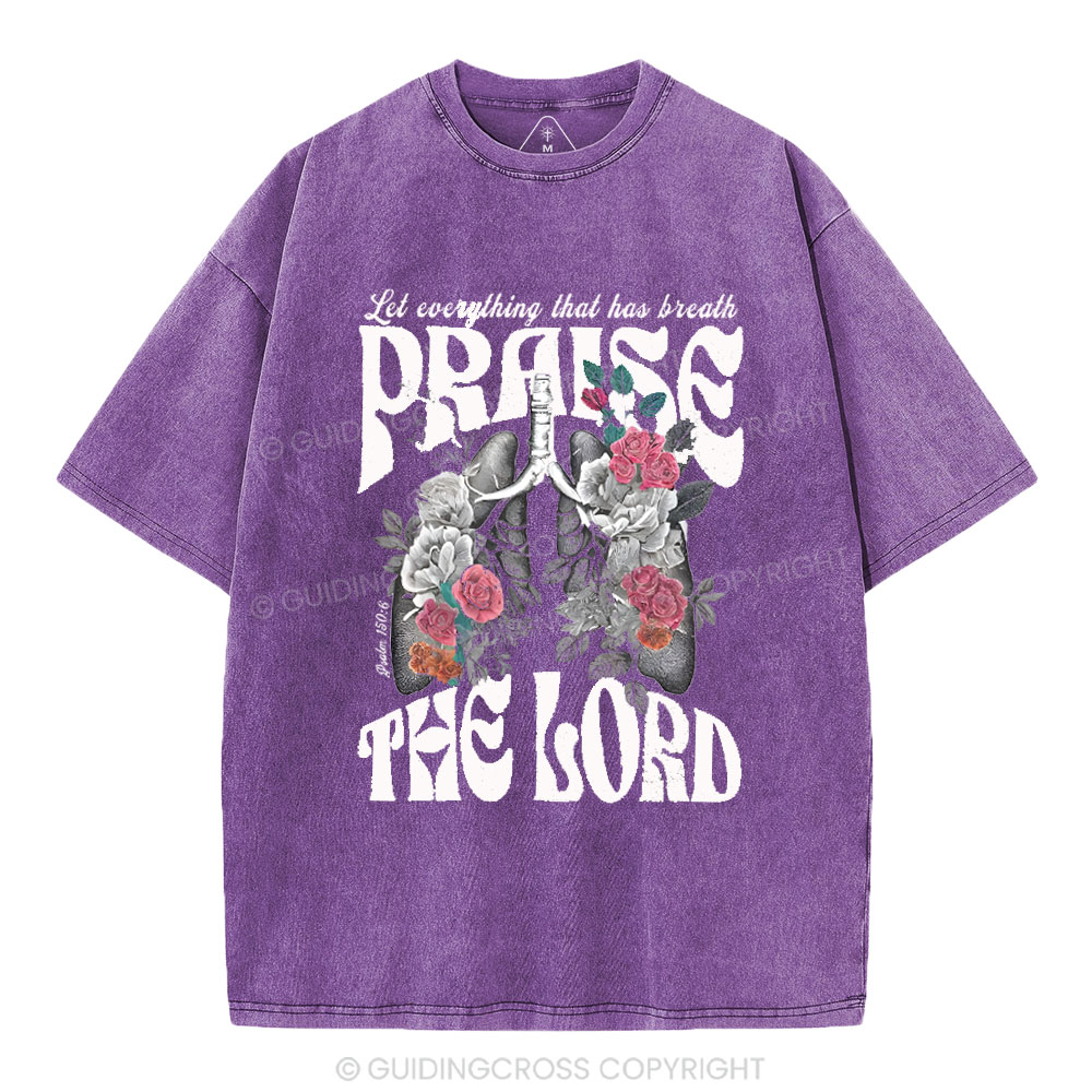 Prasie The Lord Christian Washed T-Shirt