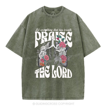 Prasie The Lord Christian Washed T-Shirt