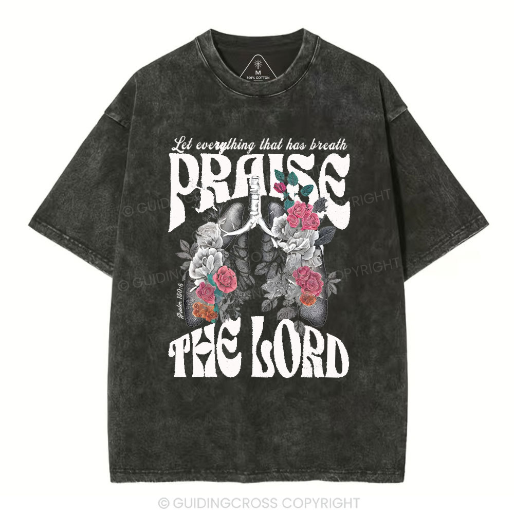 Prasie The Lord Christian Washed T-Shirt