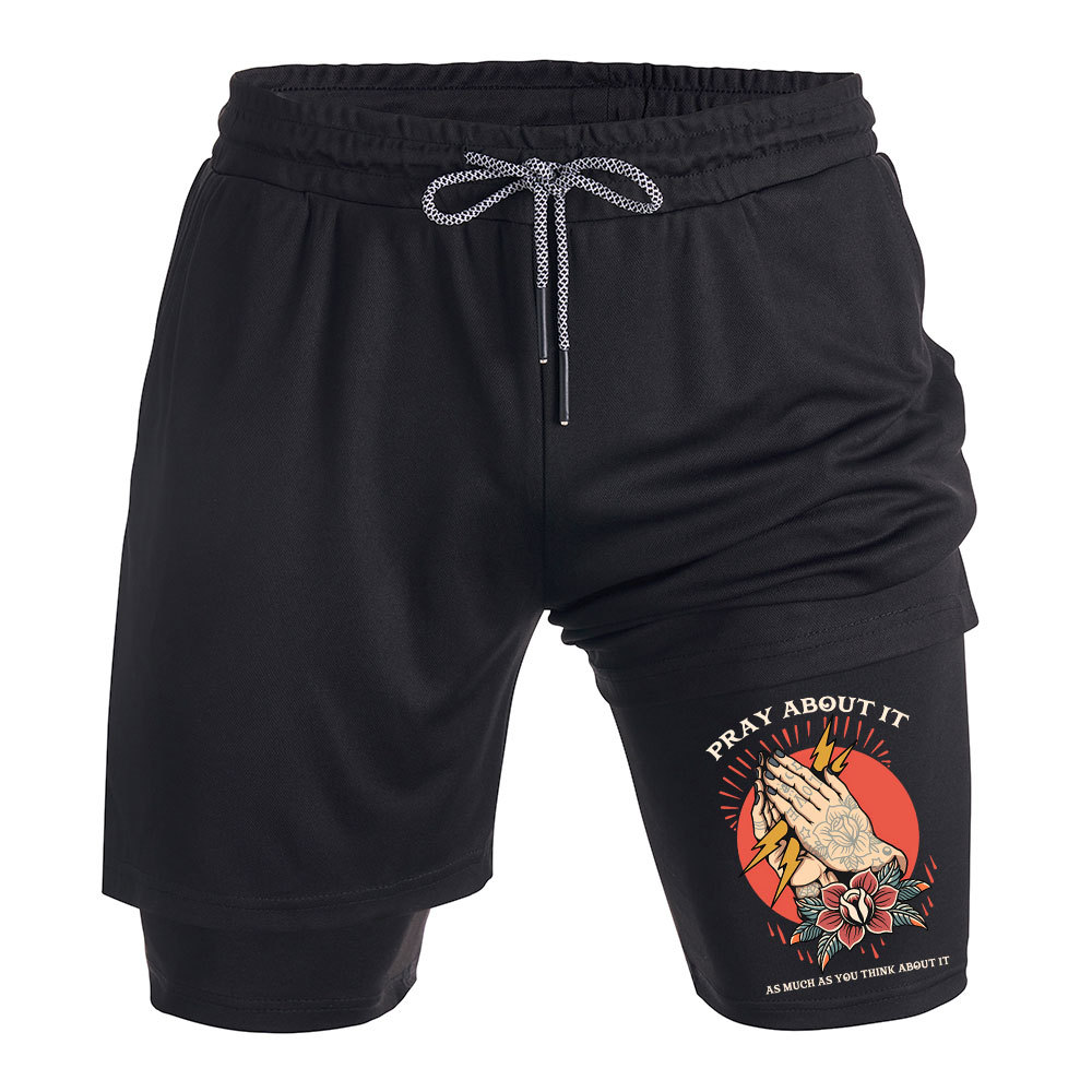 Pray About It Christian Performance Shorts