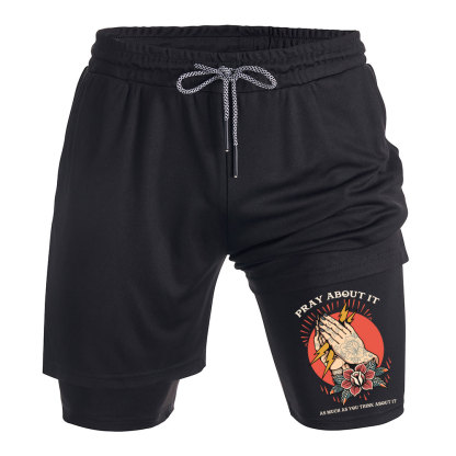 Pray About It Christian Performance Shorts