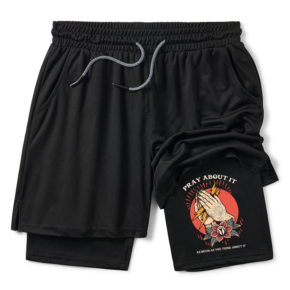 Pray About It Christian Performance Shorts