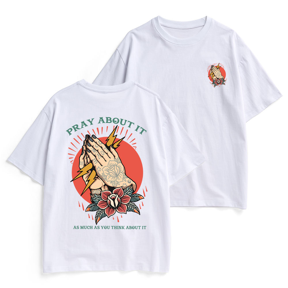 Pray About It Chrsitian Heavy Cotton T-Shirt