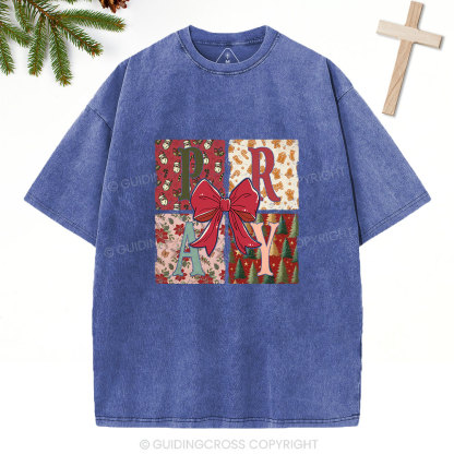 Pray Always Christian Washed T-Shirt