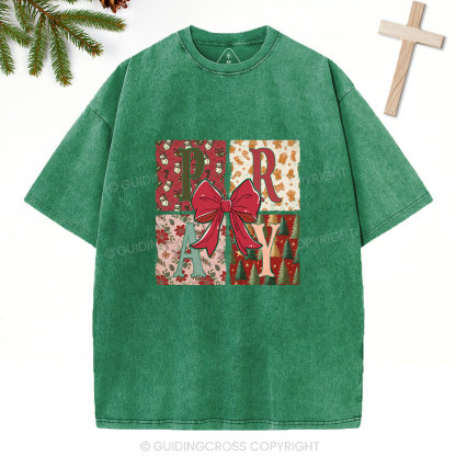 Pray Always Christian Washed T-Shirt