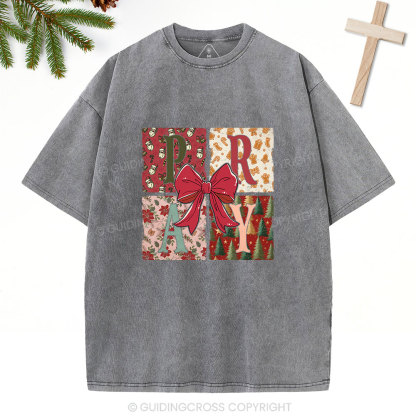 Pray Always Christian Washed T-Shirt