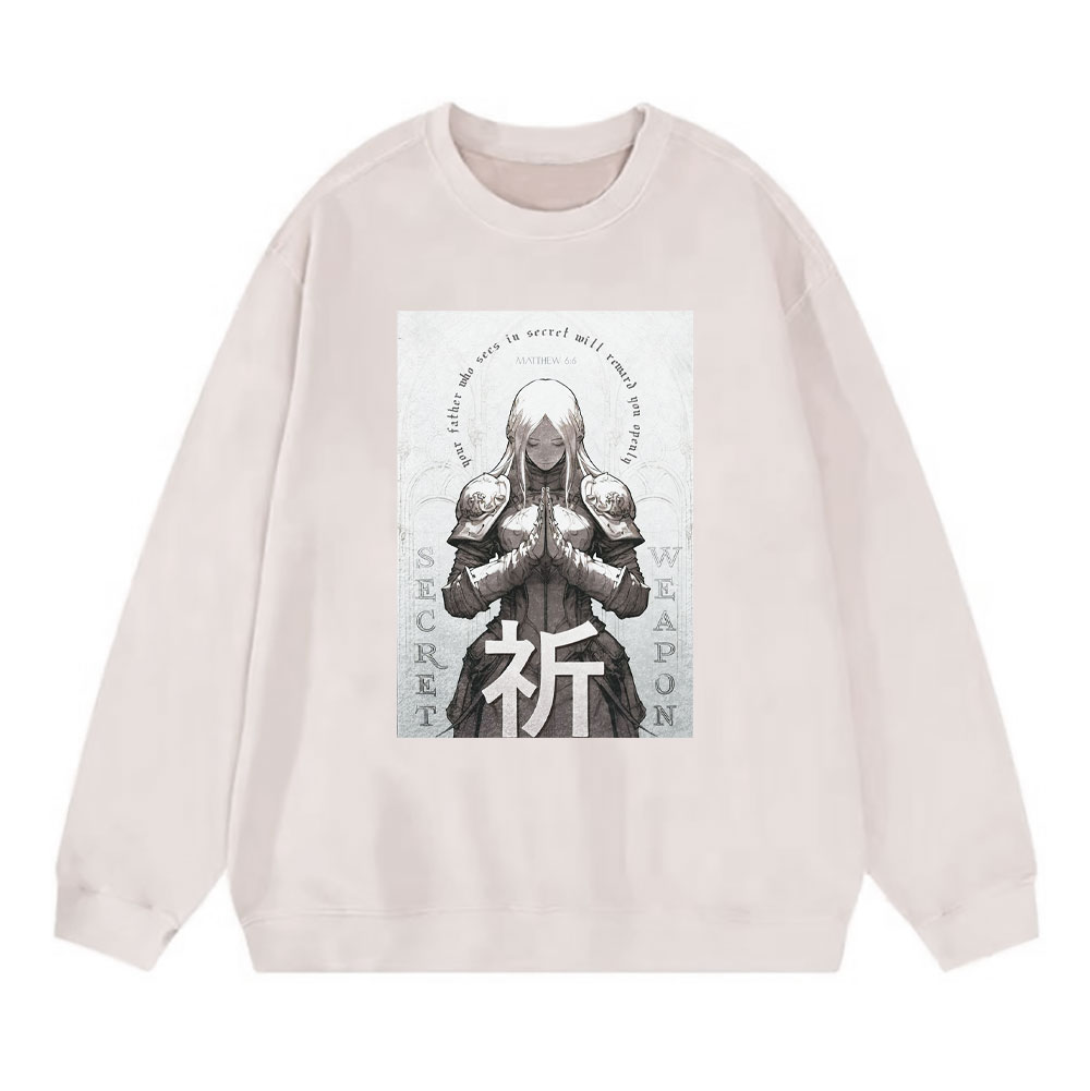 Pray Chirstian Washed Sweatshirt