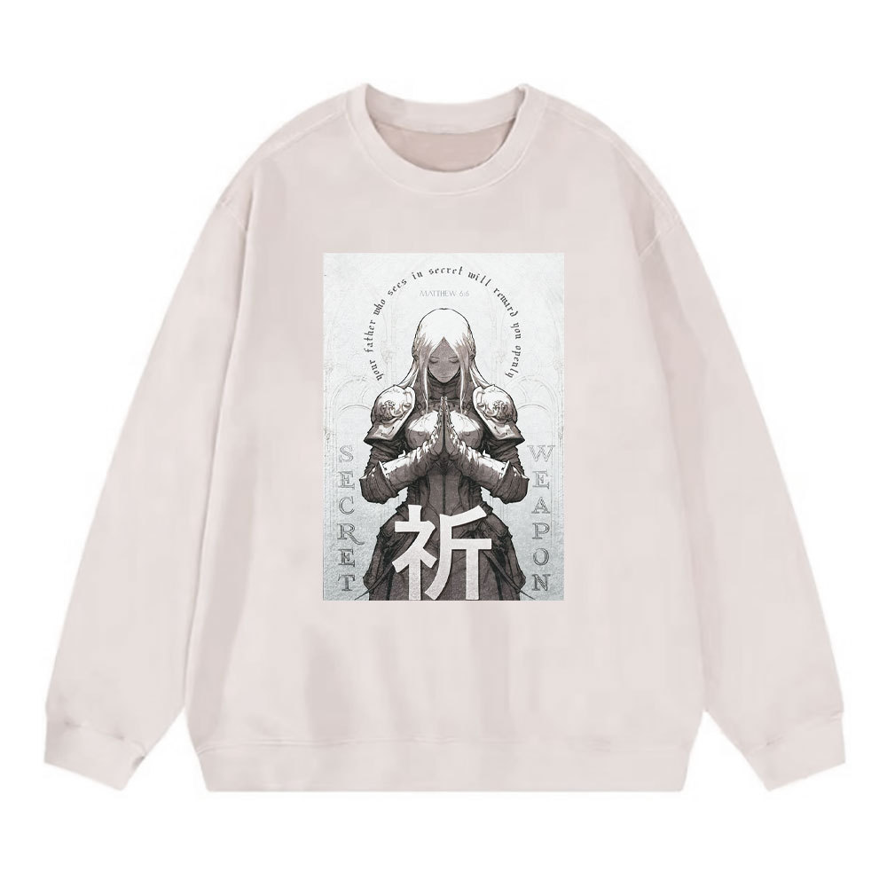Pray Chirstian Washed Sweatshirt