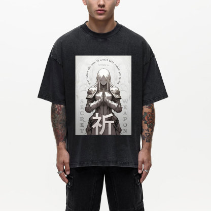 Pray Chirstian Washed T-Shirt