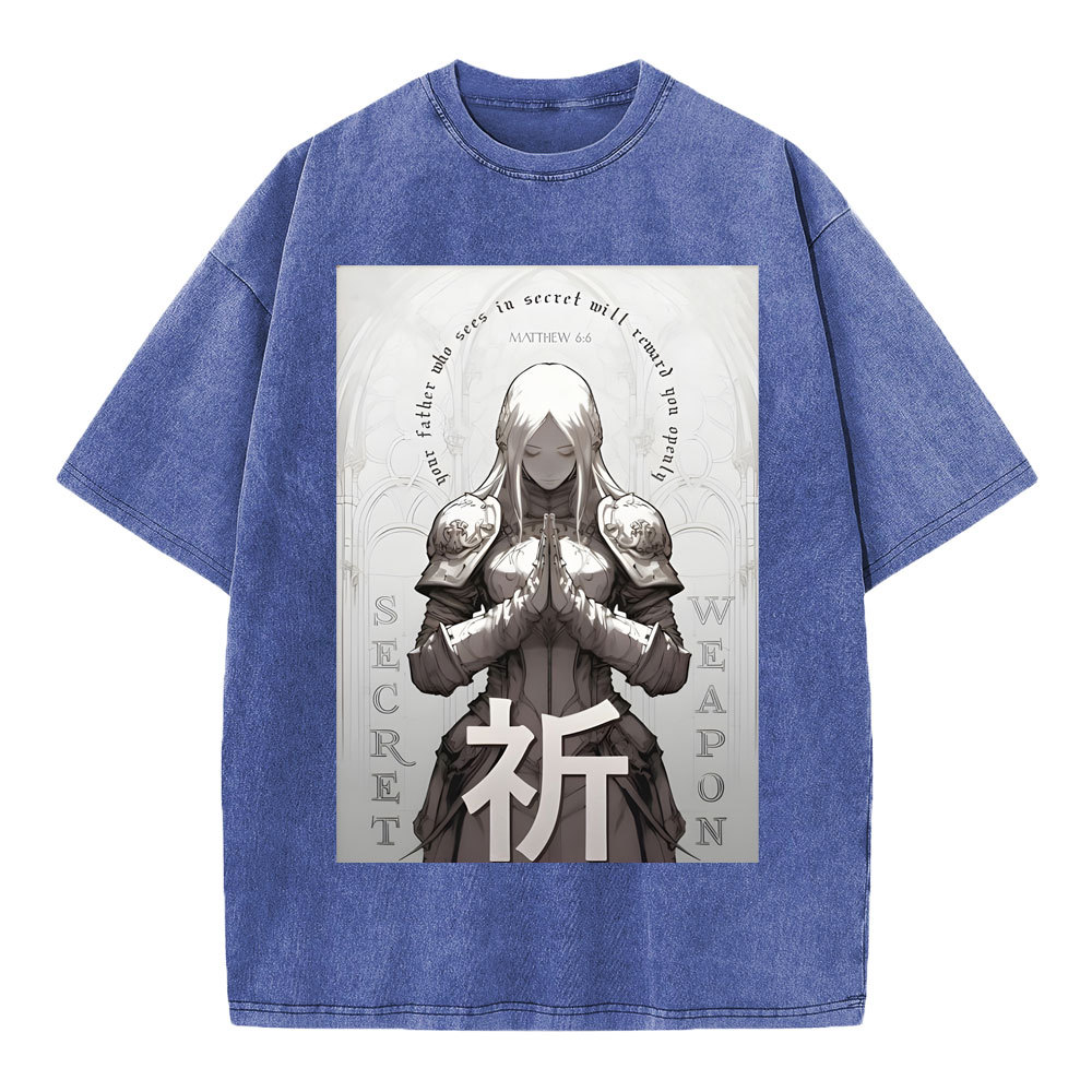Pray Chirstian Washed T-Shirt