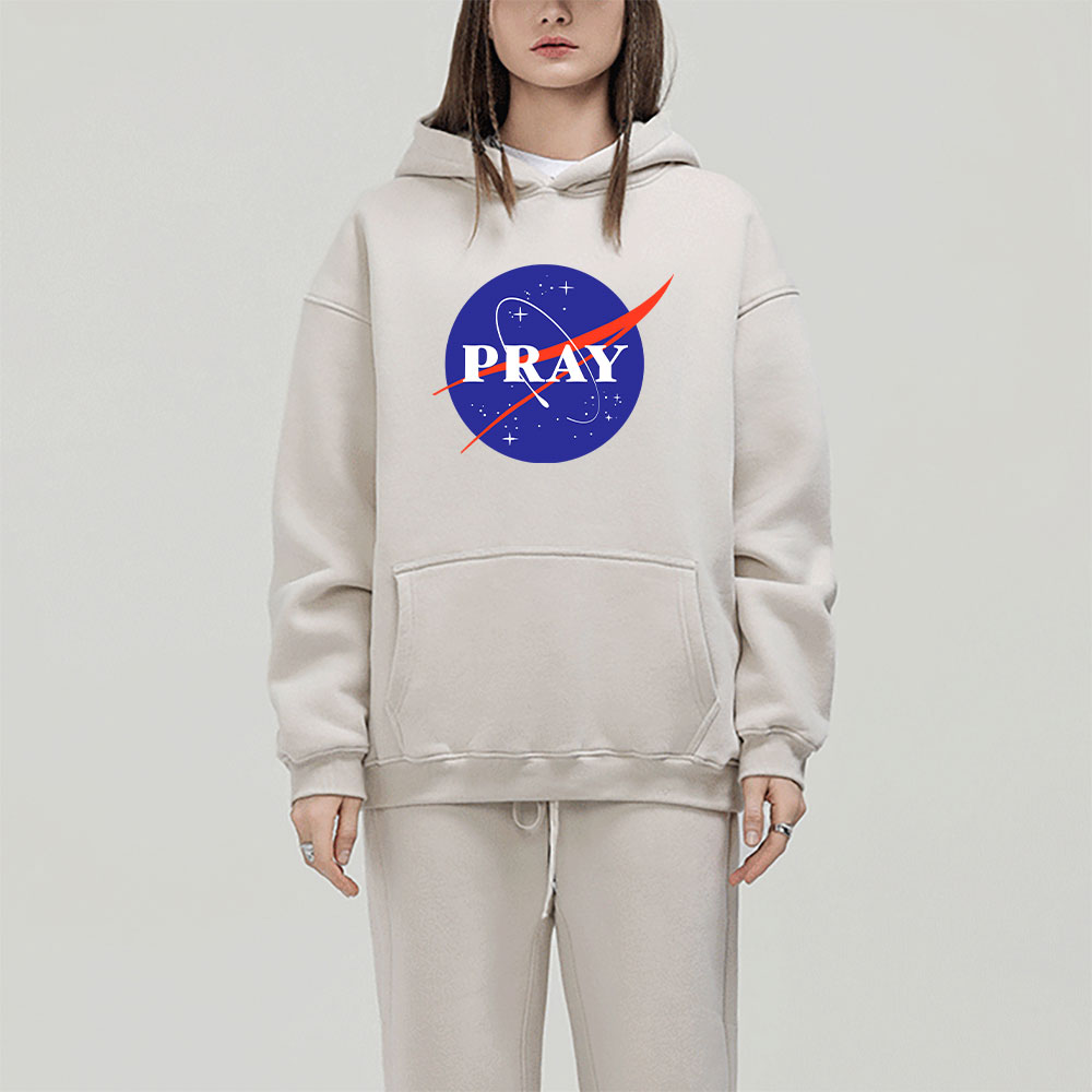 Pray Christian Fleece Hoodie Set