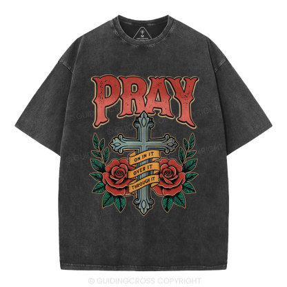 Pray Christian Washed T-Shirt