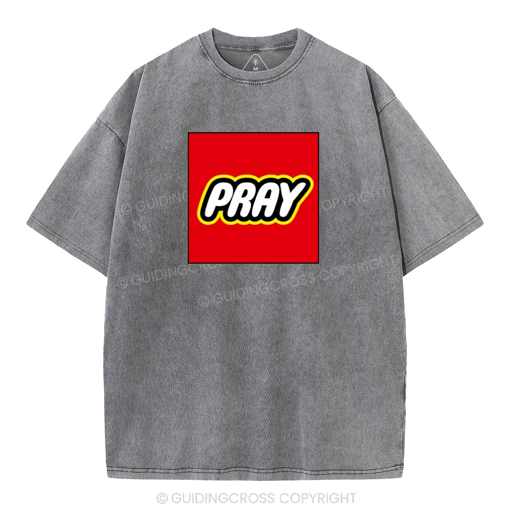 Pray Christian Washed T-Shirt