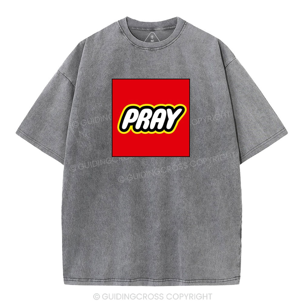 Pray Christian Washed T-Shirt