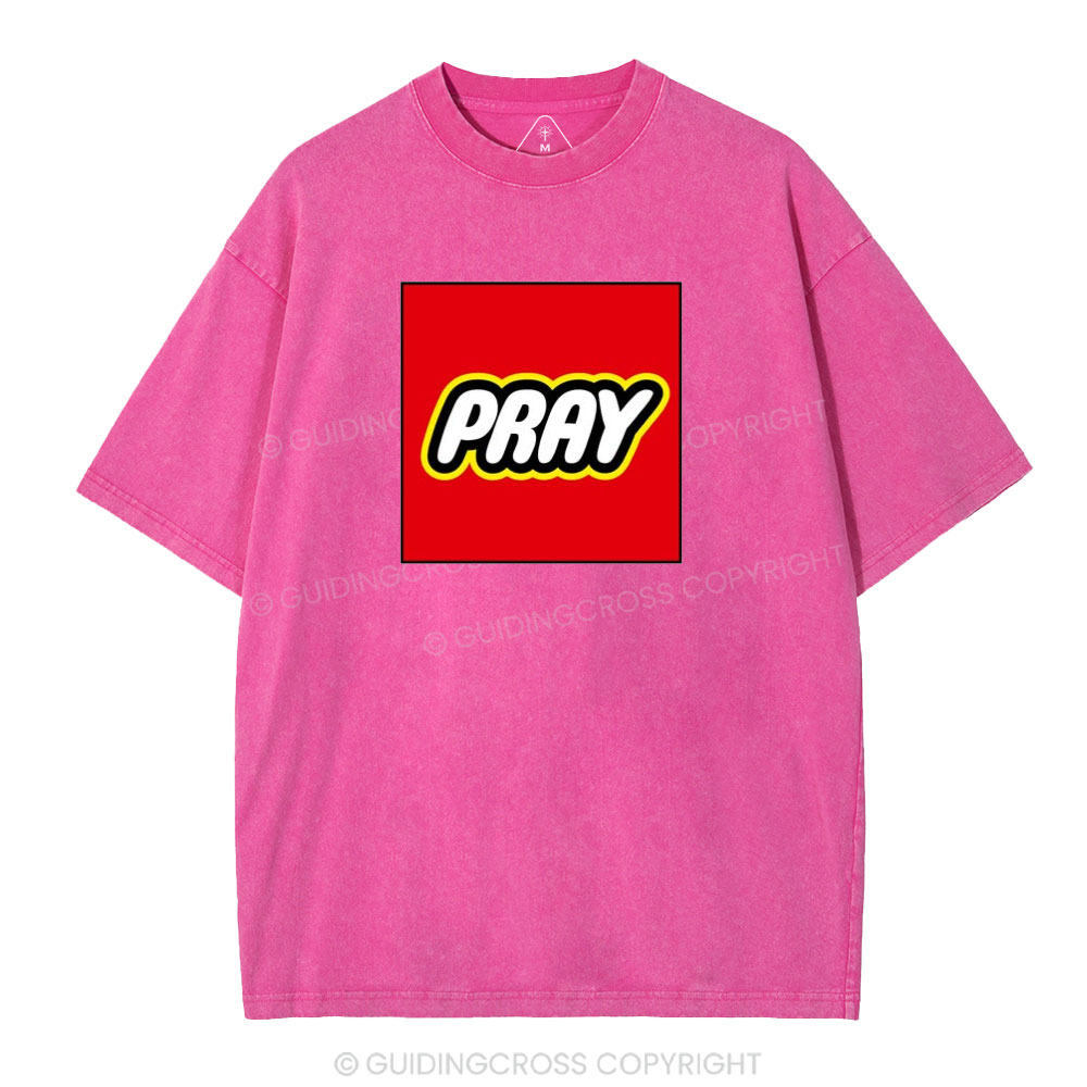 Pray Christian Washed T-Shirt